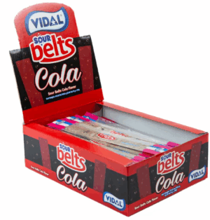 Vidal Sour Cola Belts Individually Wrapped 0.32oz 150ct